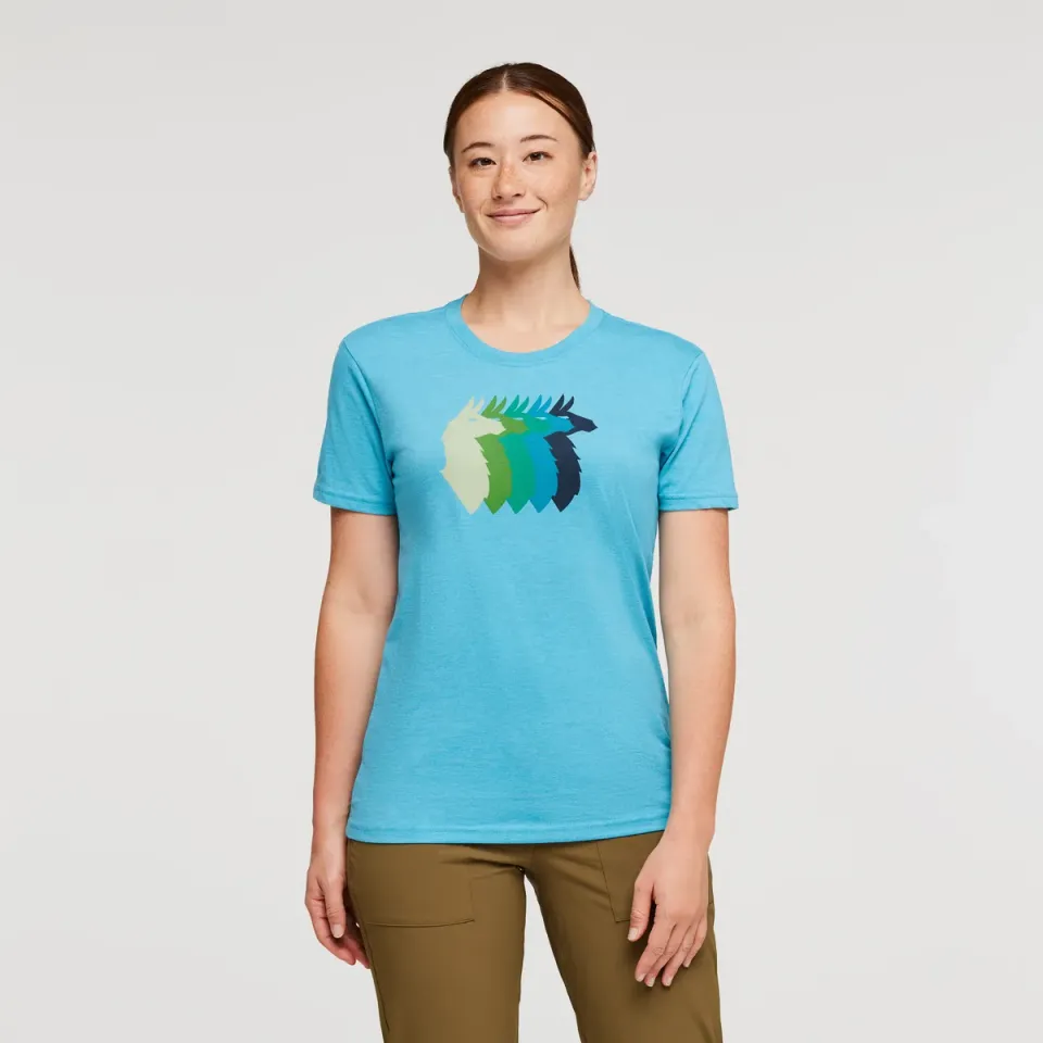 Cotopaxi Llama Sequence t-shirt femme Poolside lama