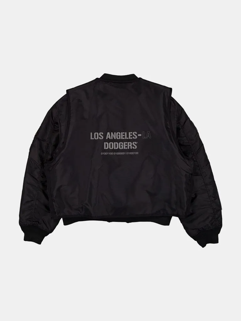 Alpha Industries MA-1 Dodgers blouson noir 2-en-1 veste