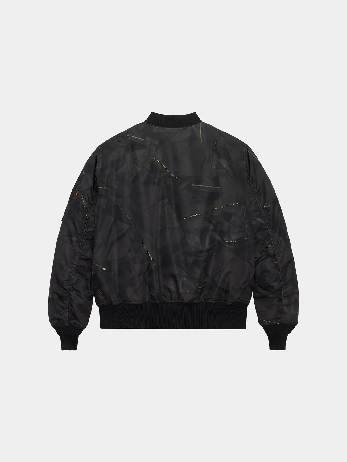 Alpha Industries MA-1 Zippered Print bomber nylon M-65