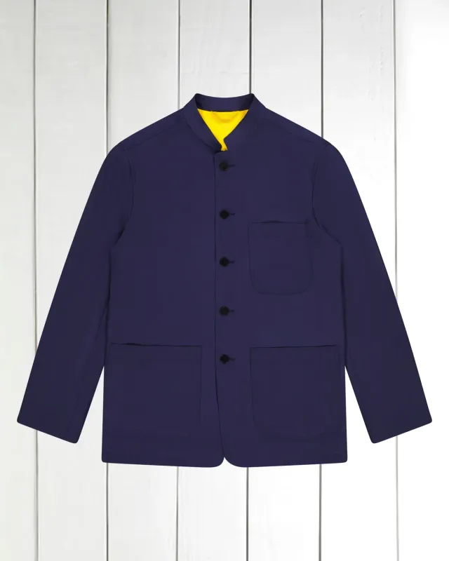 Hollington Tyrol veste ajustée bleu nuit 100% laine