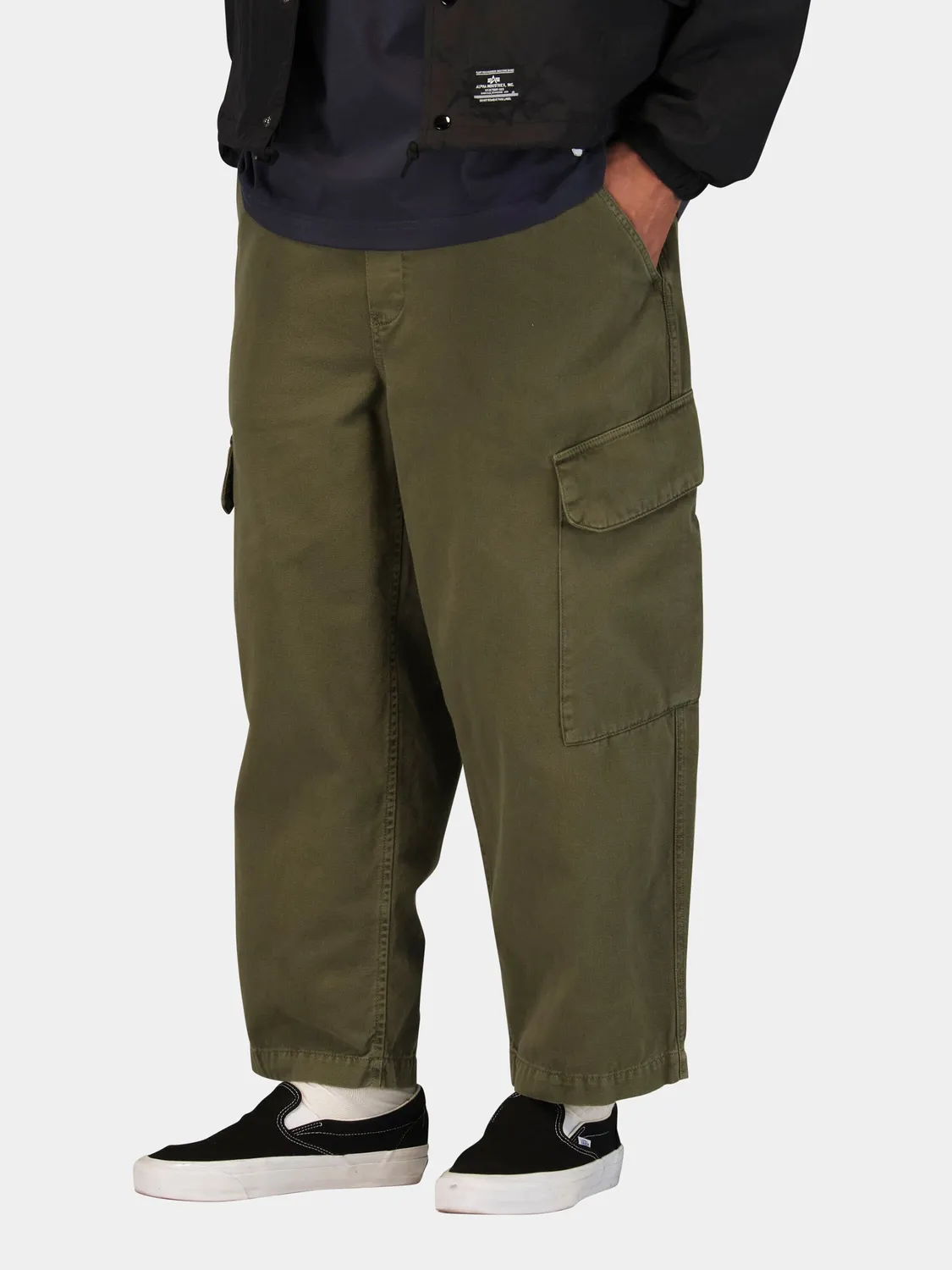 Alpha Industries Cargo Cotton Pant pantalon cargo OG-107 Green coton