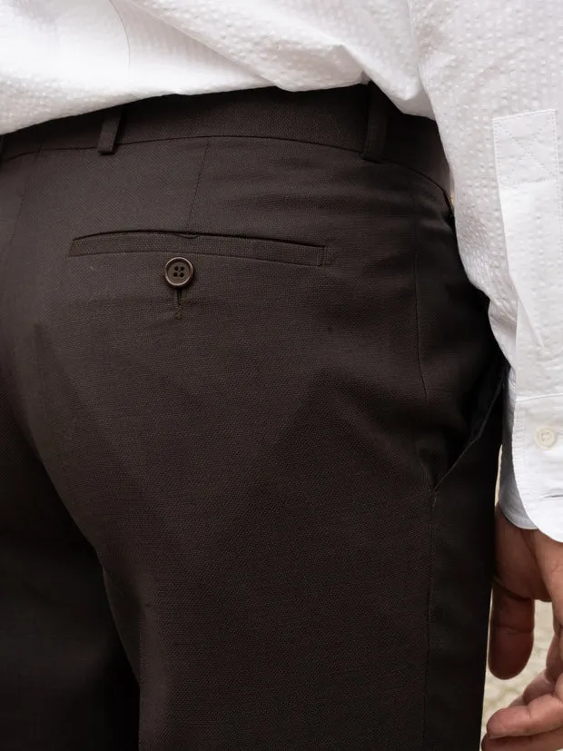 Hollington Siza pantalon laine d’été cigare infroissable