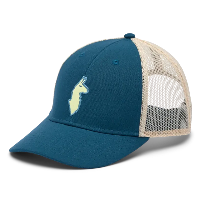 Cotopaxi Llama Trucker casquette Abyss recyclée réglable