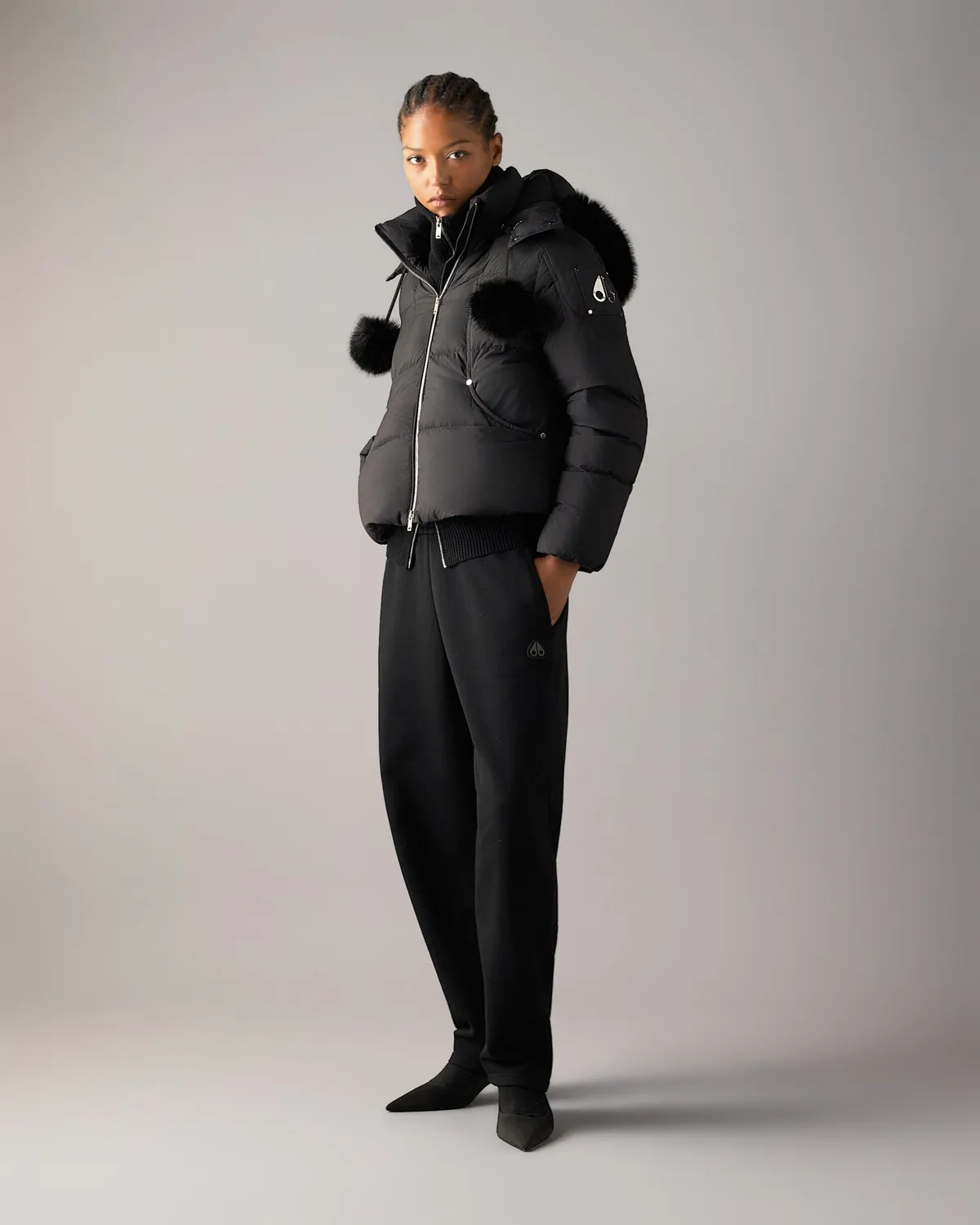 Moose Knuckles Everest doudoune capuche noir