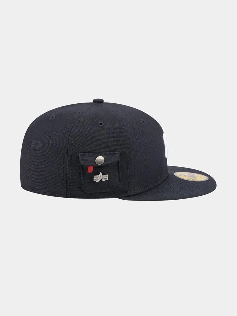 Alpha Industries 59Fifty casquette fitted bleu marine Yankees