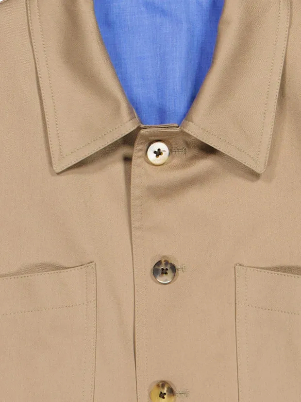 Hollington Lyon Carpenter veste coton sable stretch