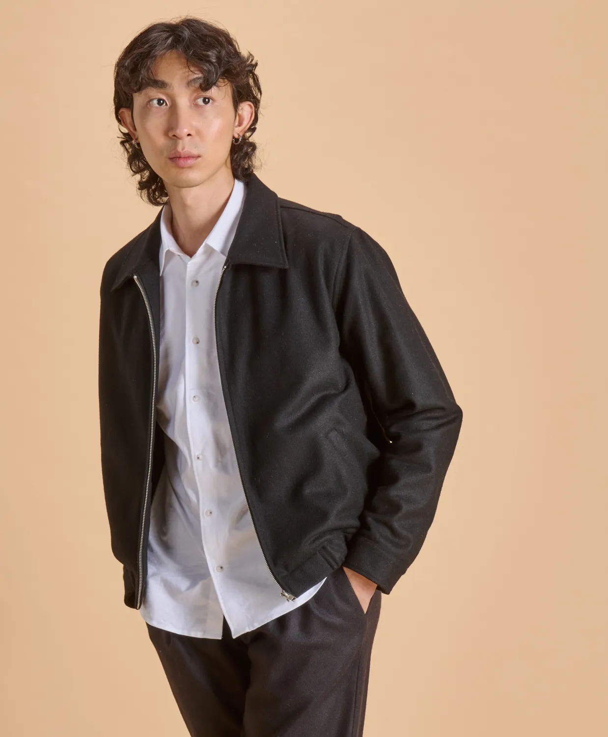 Soubacq Cadet blouson laine cachemire