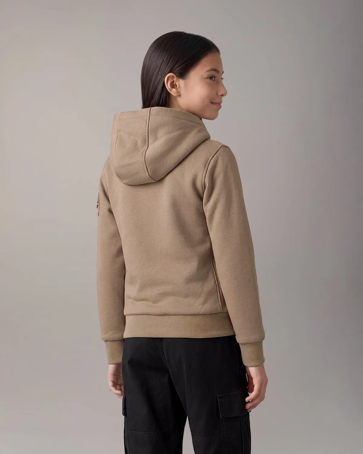Moose Knuckles Classic Bunny hoodie enfant gris