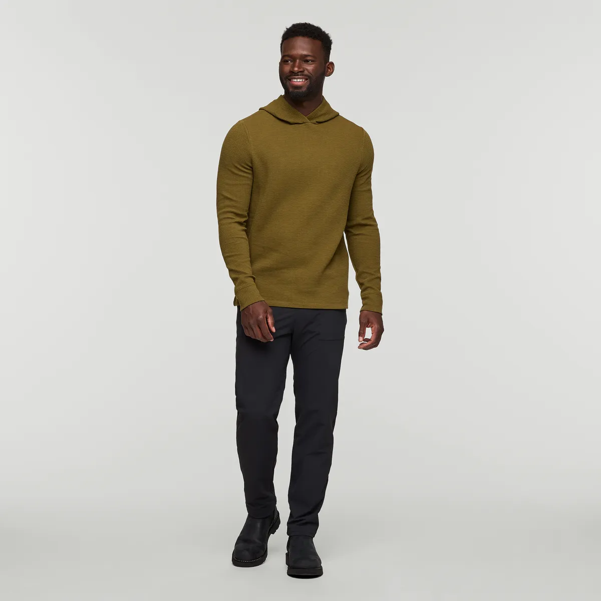 Cotopaxi Atajo Waffle Hoodie homme Live Oak coton