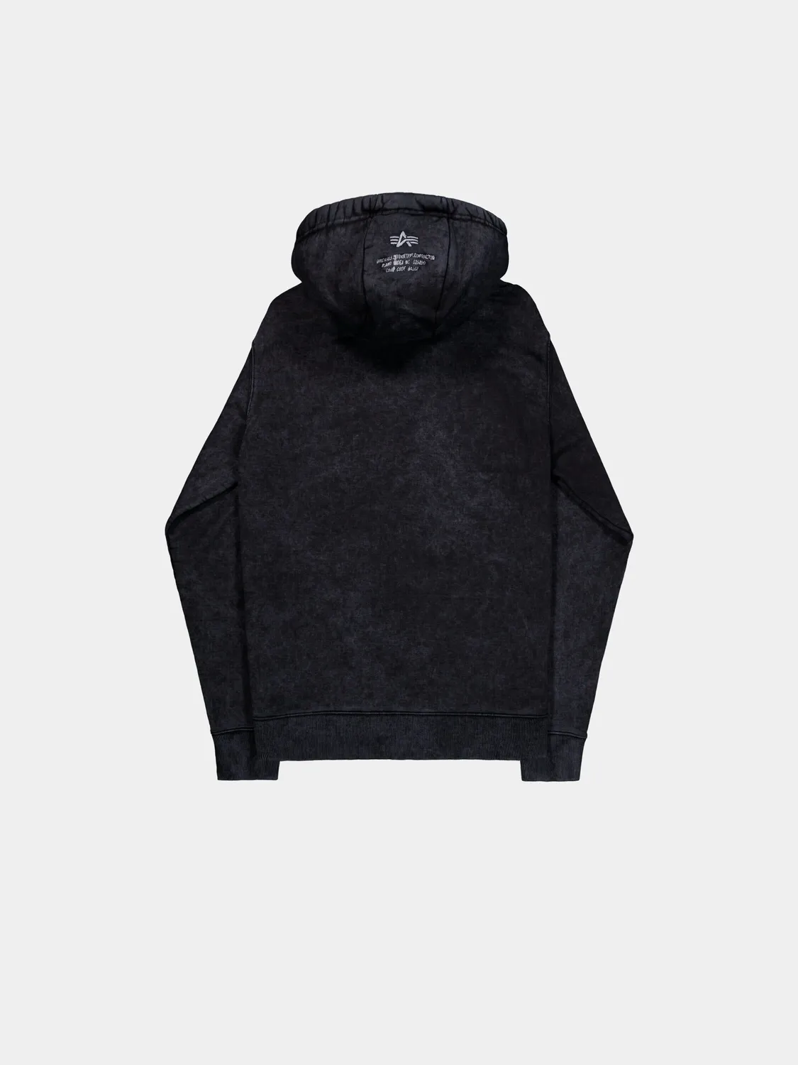 Alpha Industries Acid Logo Hoodie Sweat noir molleton