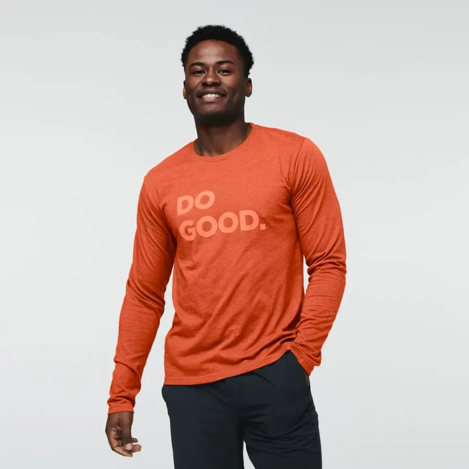 Cotopaxi Do Good Long-Sleeve T-Shirt tee homme Canyon bio