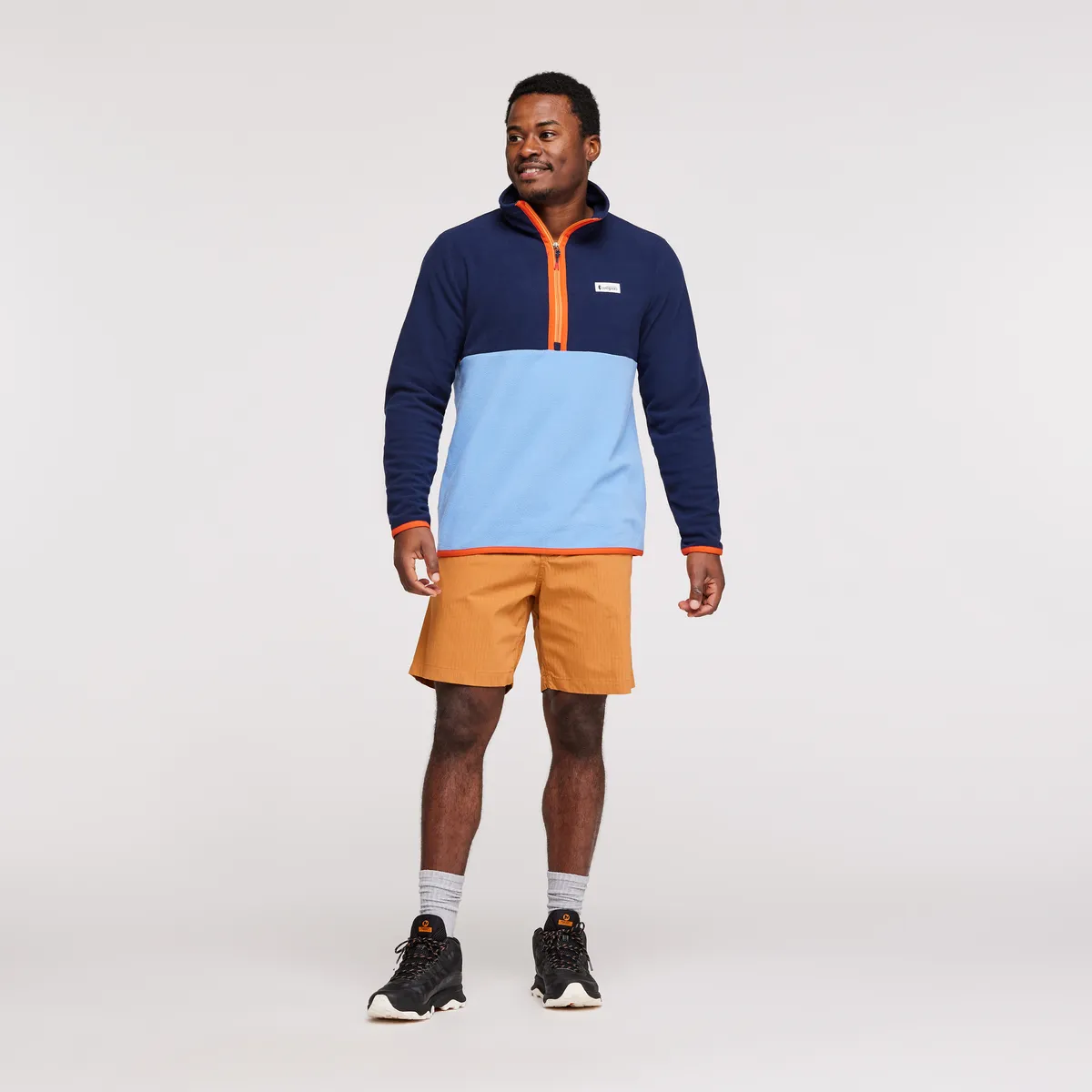 Cotopaxi Amado pull polaire homme Graphite demi-zip recyclé