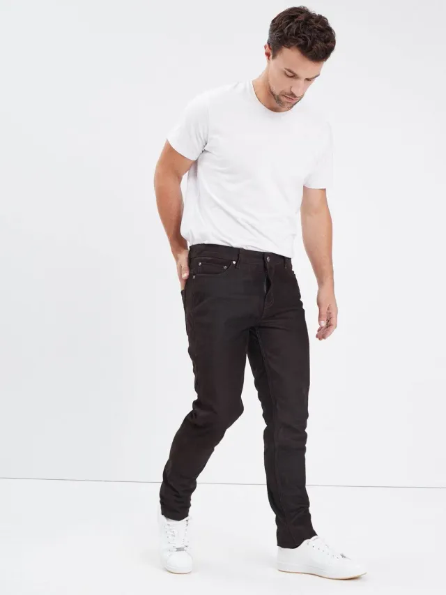 DAYTONA Booling madison pantalon cuir noir vachette