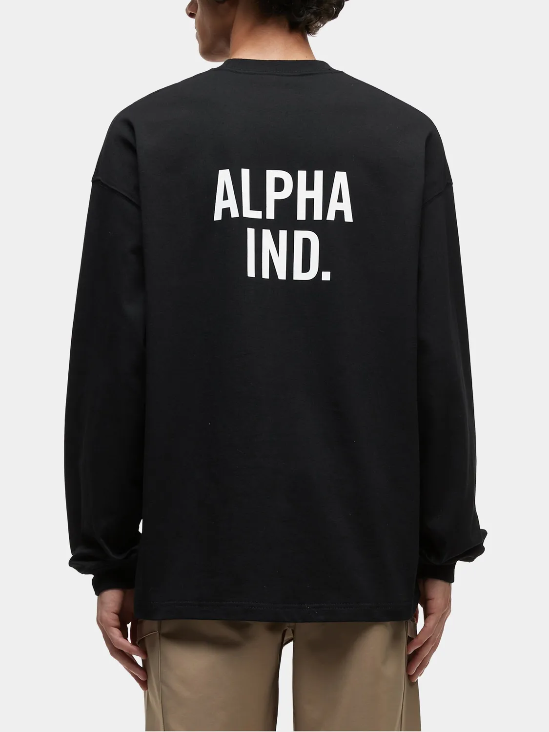 Alpha Industries UNFRM t-shirt manche longue noir poche