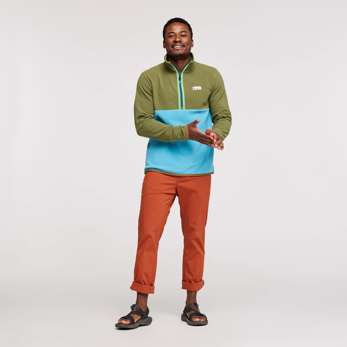 Cotopaxi Amado polaire homme Mezcal Amber demi-zip