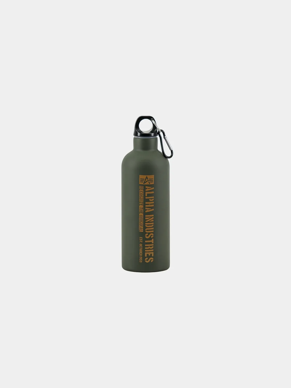 Alpha Industries Logo gourde inox Noir 500 ml