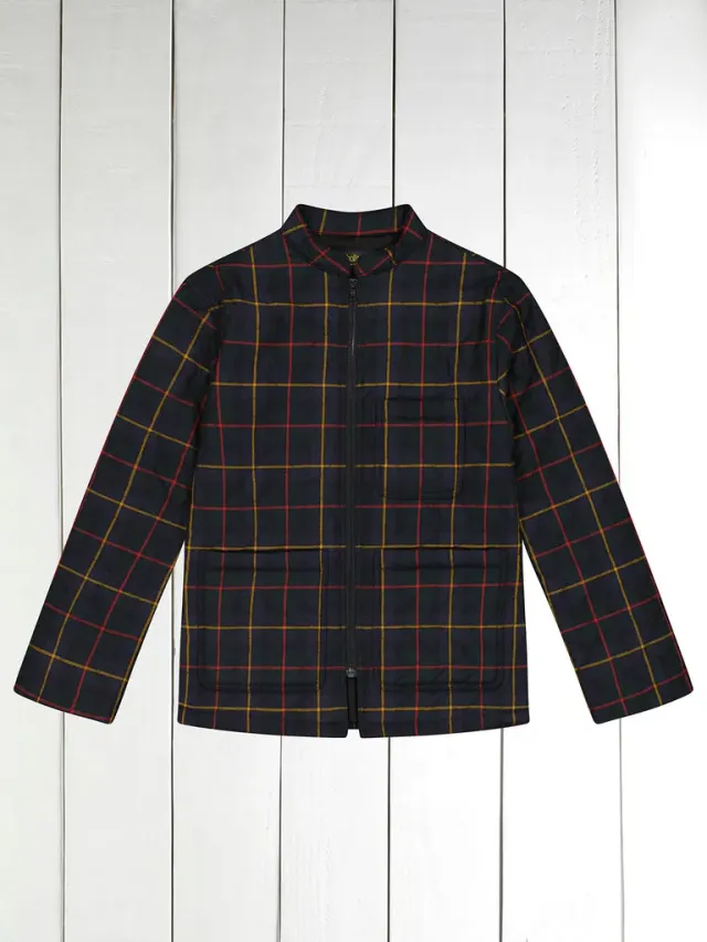 Hollington Naipaul blouson matelassé tartan MacLeod