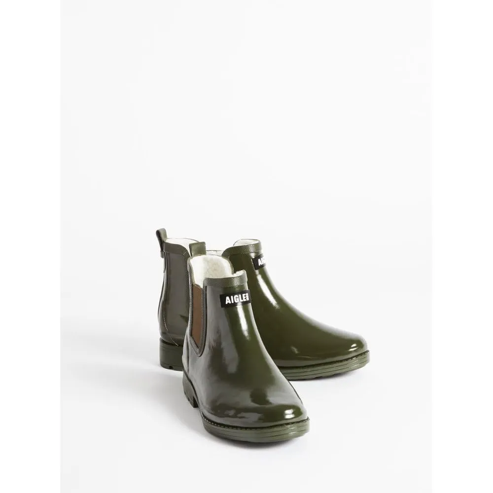 Aigle Carville Fur 2 bottes pluie femme 39 fourrées