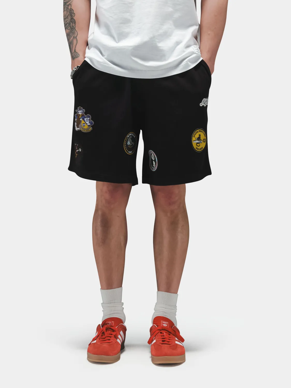 Alpha Industries Patched Jersey Short noir jersey