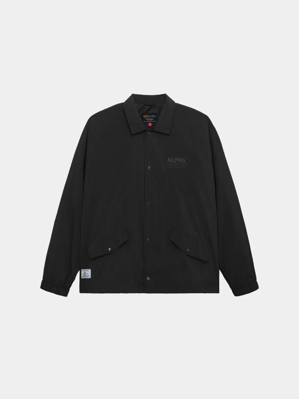 Alpha Industries Coaches veste homme légère noire