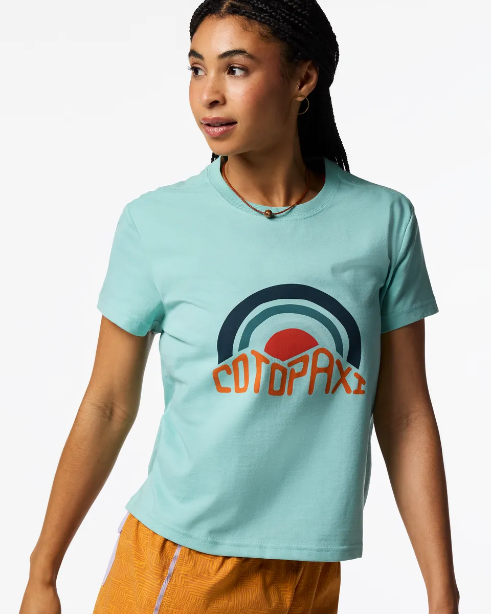 Cotopaxi Sunset Embers T-shirt femme Grapefruit coton
