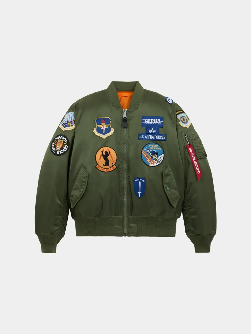 Alpha Industries MA-1 Squadron blouson réversible sage