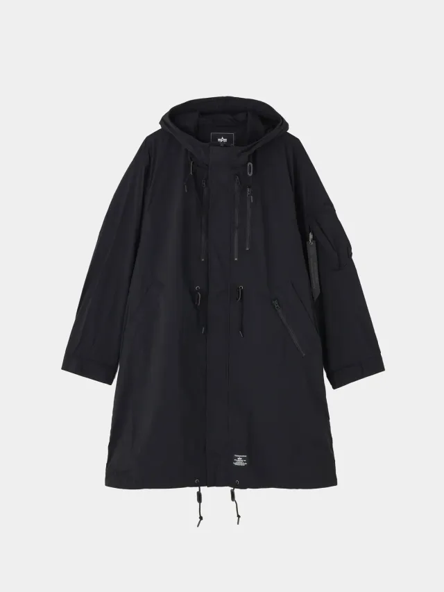Alpha Industries White Mountaineering parka fishtail noire