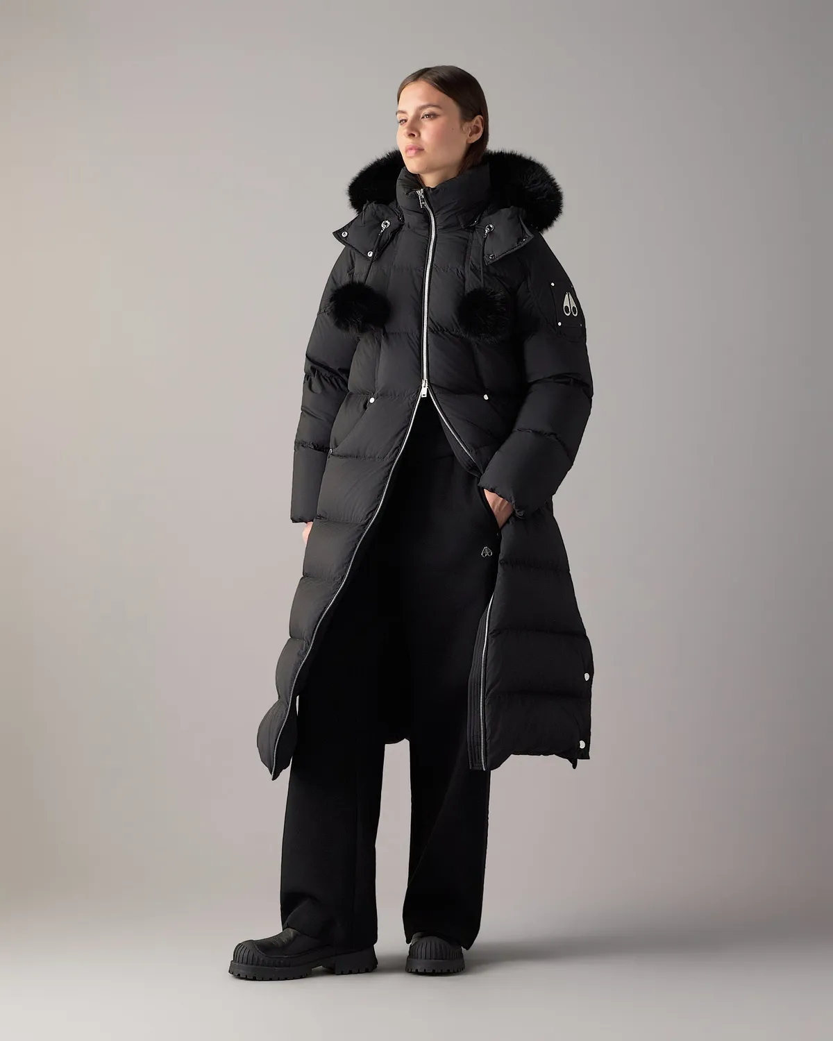 Moose Knuckles Everest doudoune longue noire grand froid
