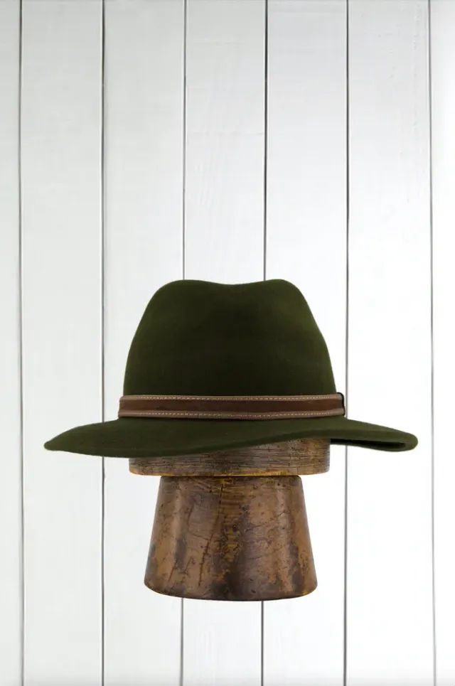 Hollington Loden chapeau feutre laine déperlant