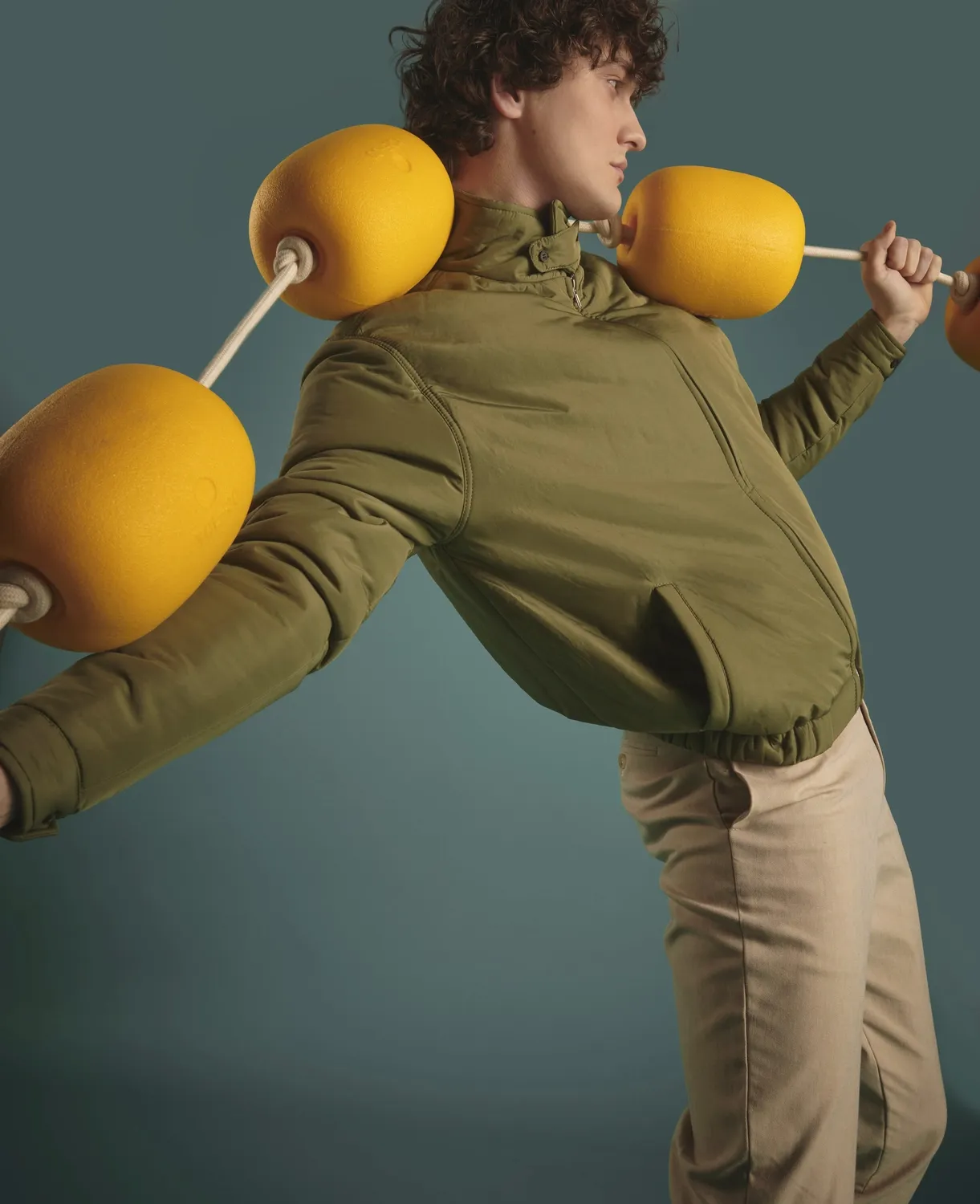 SOUBACQ Le Blouson Ginza blouson vert imperméable