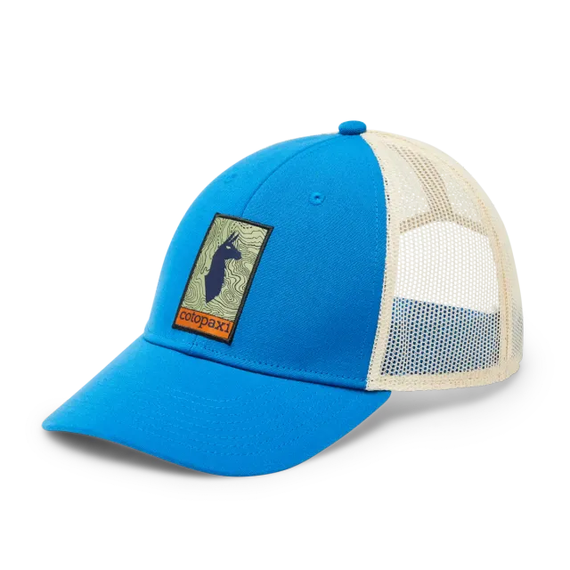 Cotopaxi Llama Map casquette trucker Atlantic respirante