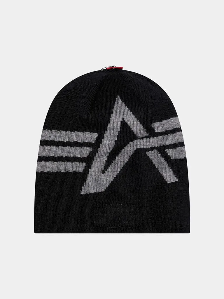 Alpha Industries Dodgers New Era Knit Beanie bonnet noir merinos