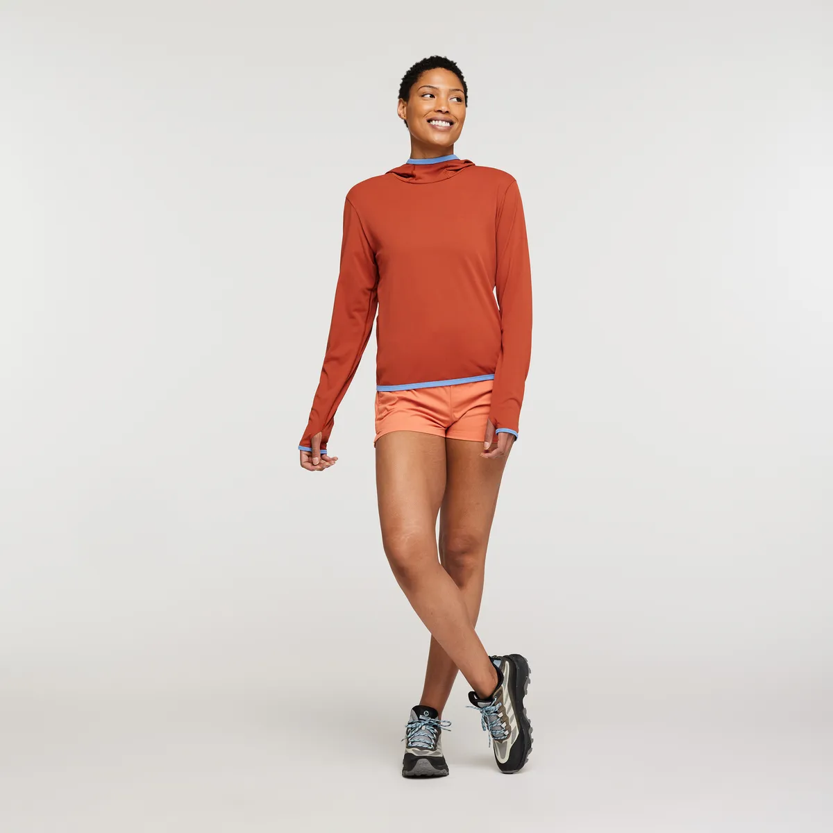 Cotopaxi Sombra sweat capuche femme Spice anti-UV UPF 50+