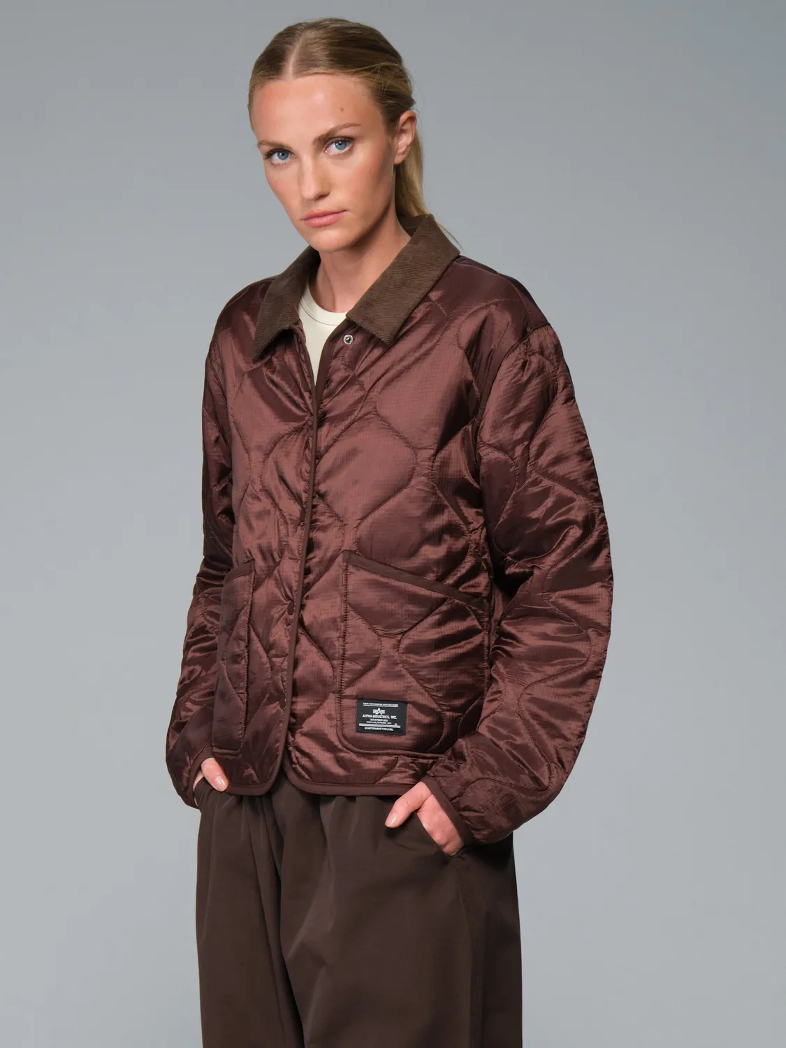 Alpha Industries Coast Liner veste femme cocoa matelassée