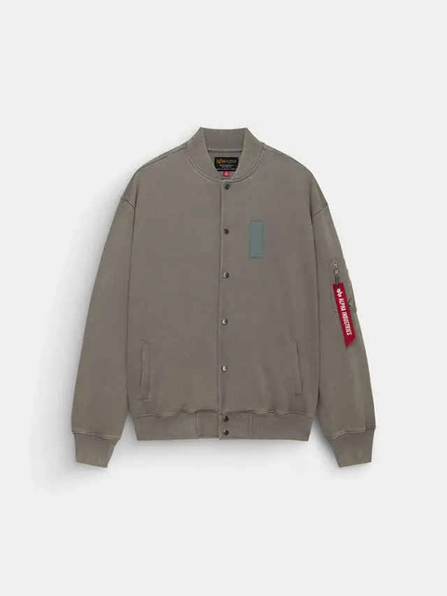Alpha Industries French Terry MA-1 veste molleton gris