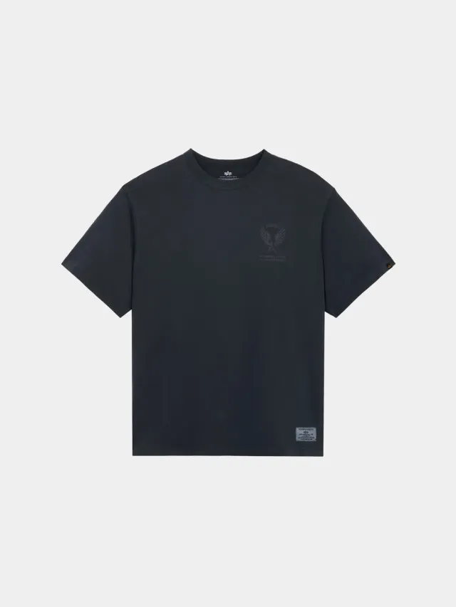 Alpha Industries Essential Battlewash t-shirt Noir coton