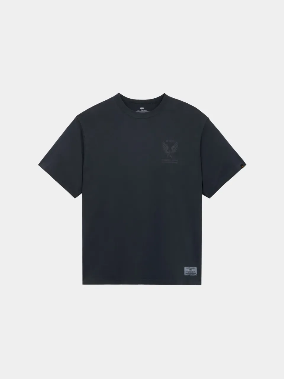 Alpha Industries Essential Battlewash t-shirt Noir coton