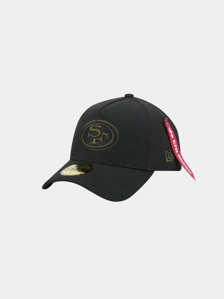 Alpha Industries 49ers New Era 59Forty Casquette Noire