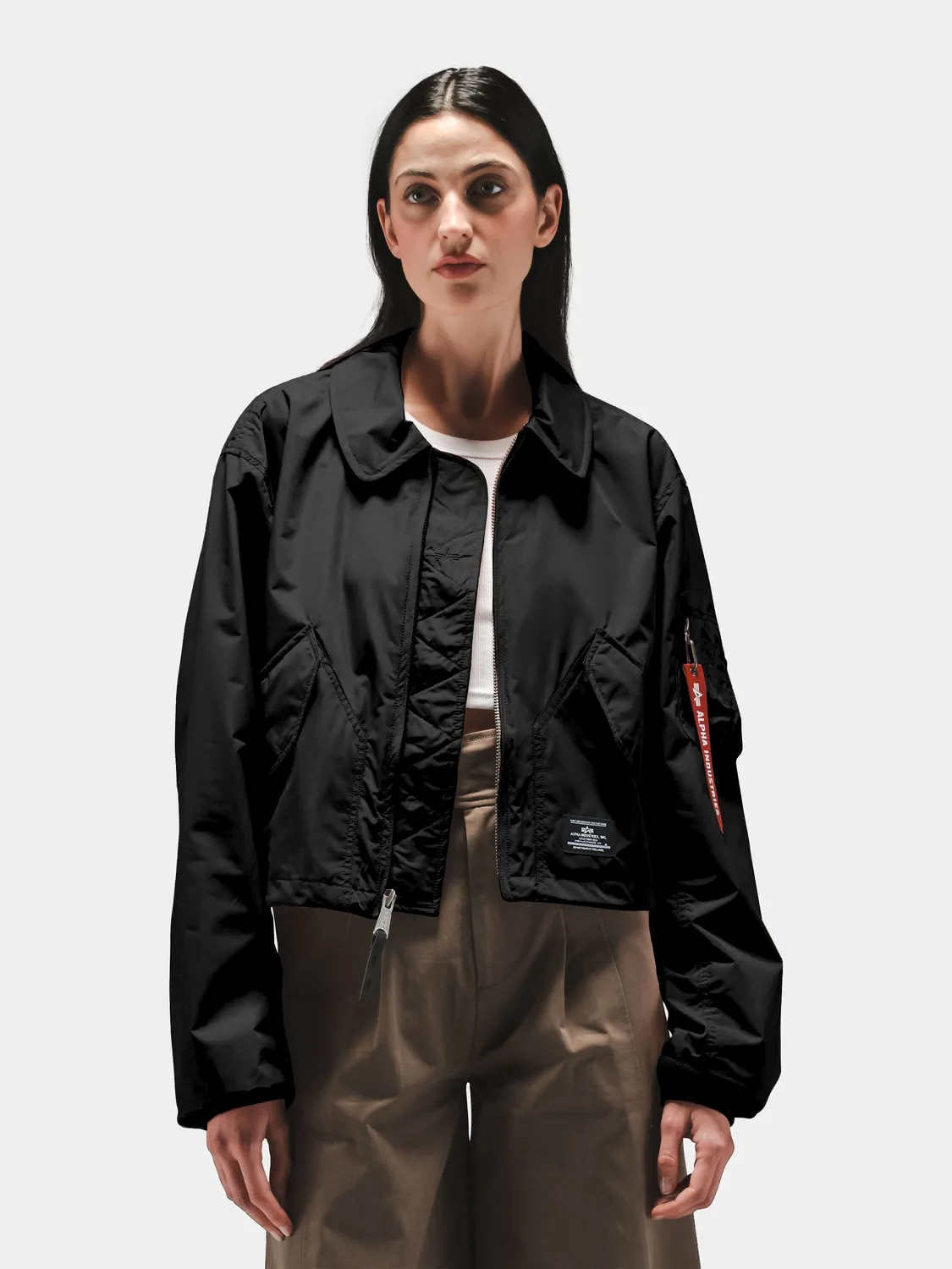 Alpha Industries CWU 36/P bomber femme noir déperlant