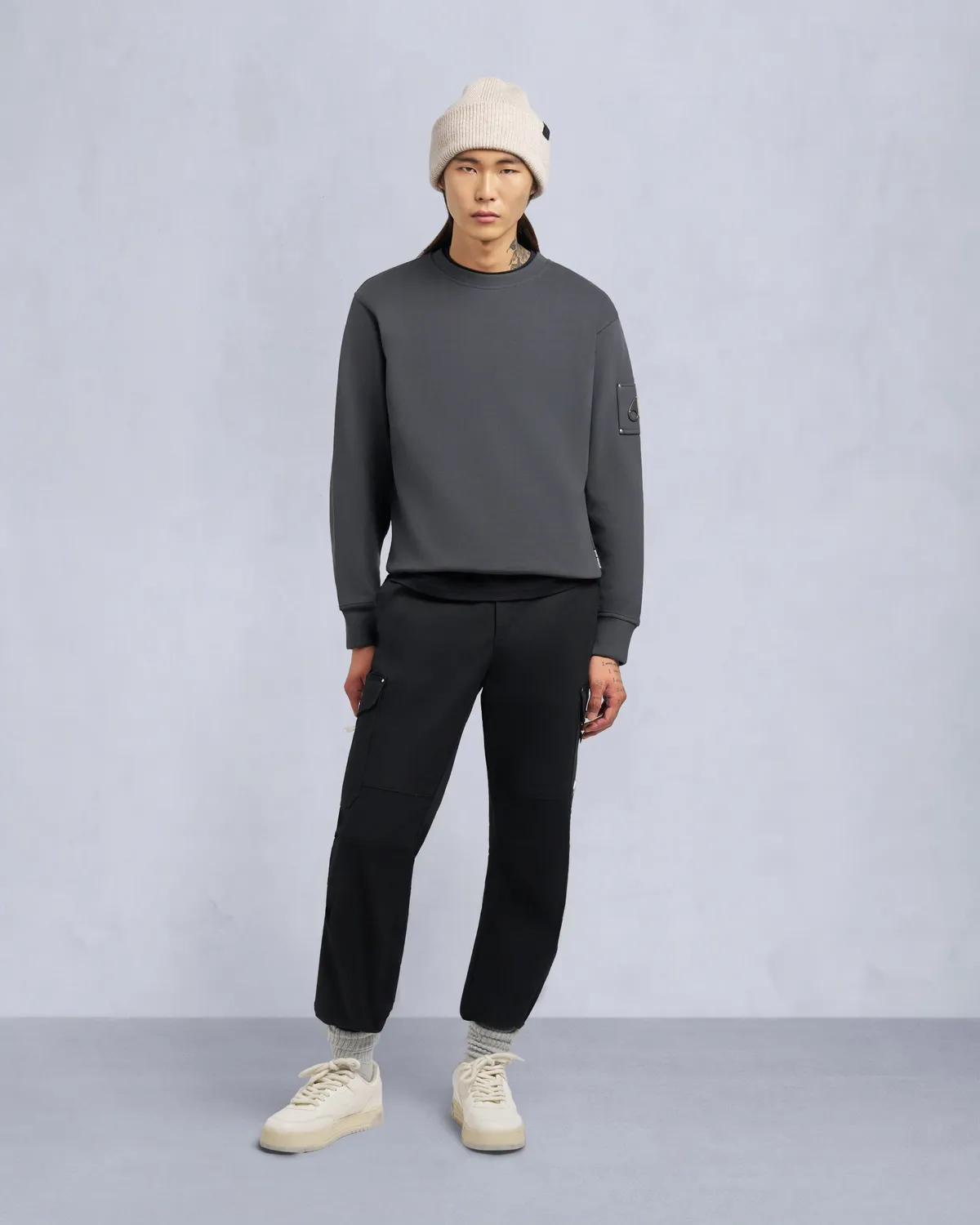 Moose Knuckles Hartsfield sweat col rond molleton