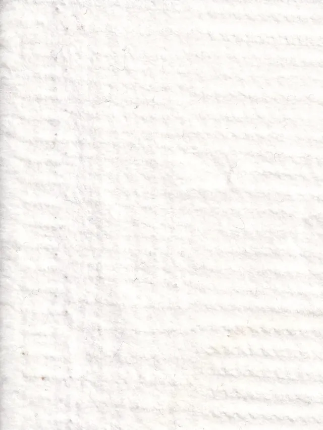 Hollington tissu toile coton teddy blanc au mètre