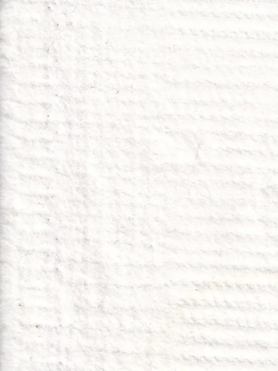 Hollington tissu toile coton teddy blanc au mètre