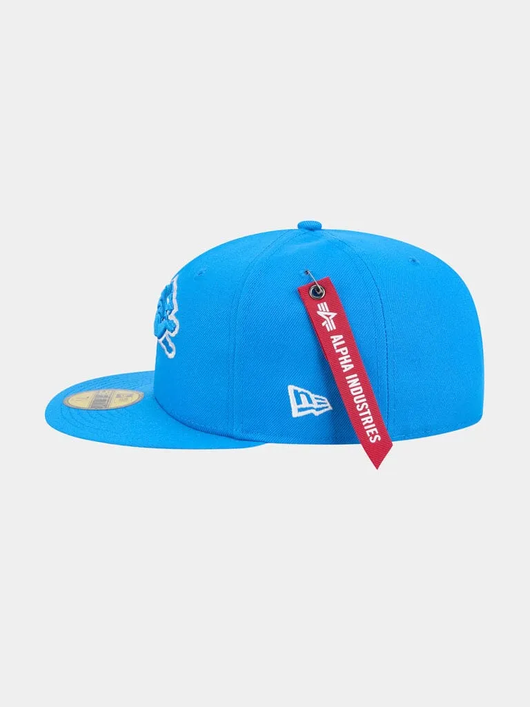 Alpha Industries 59FIFTY Detroit Lions casquette fitted bleue