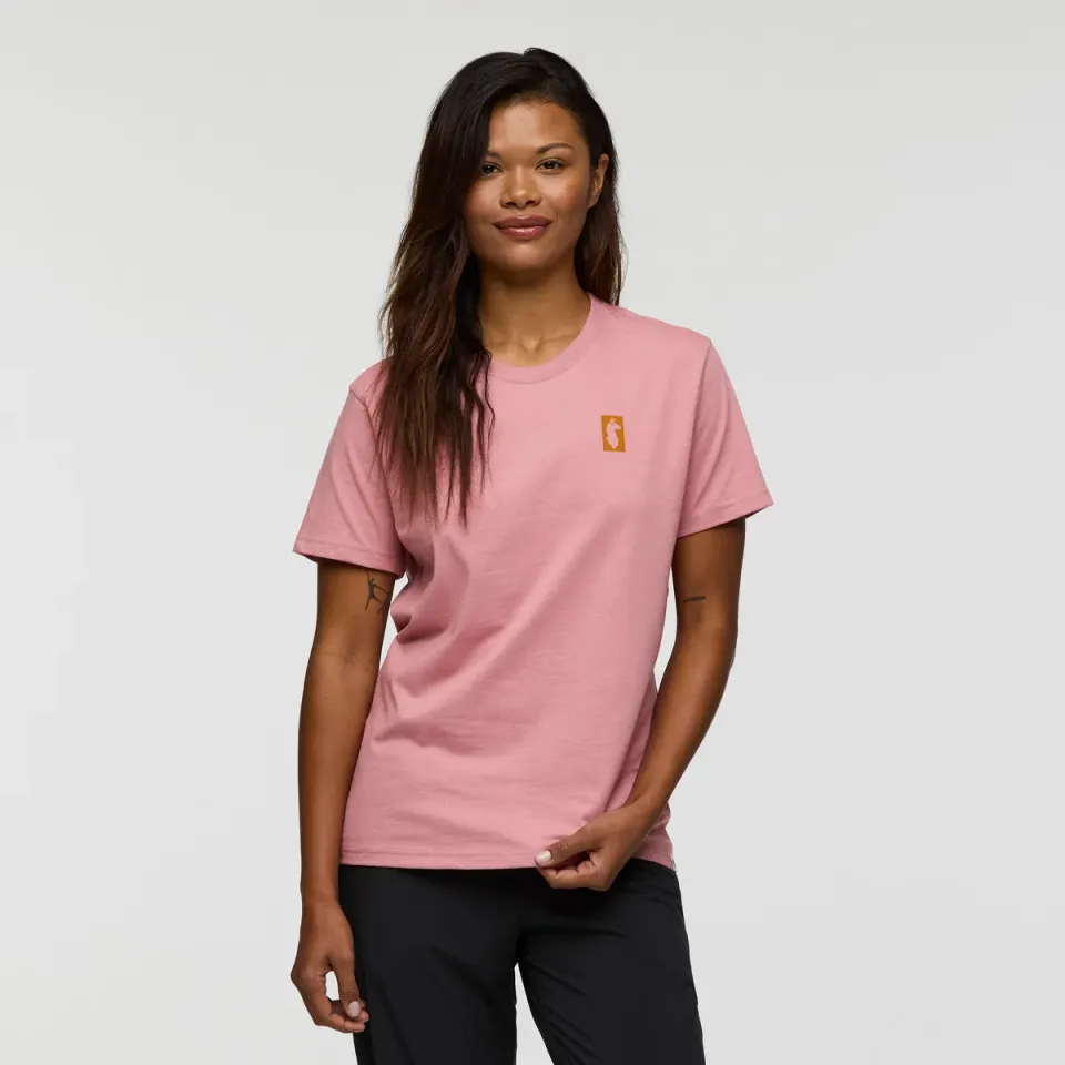 Cotopaxi Do Good Stripes t-shirt femme Sea Spray coton bio