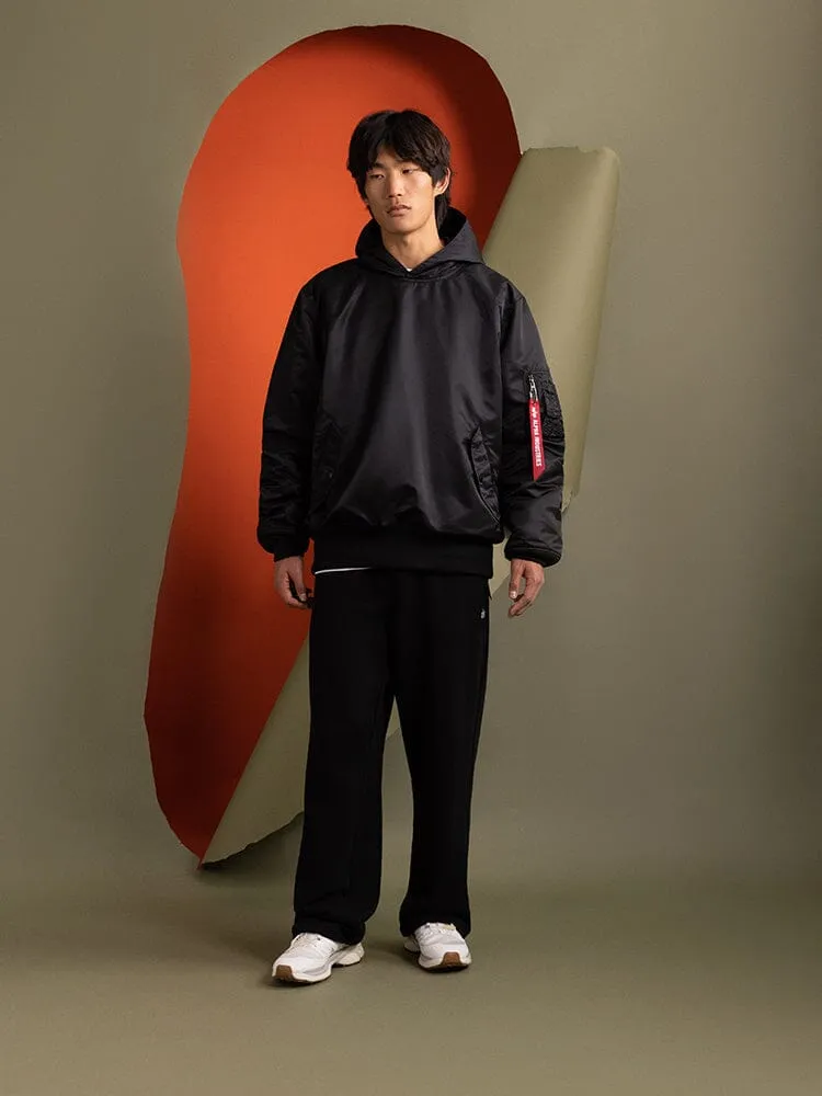 Alpha Industries MA-1 Pull-Over sweat capuche noir déperlant