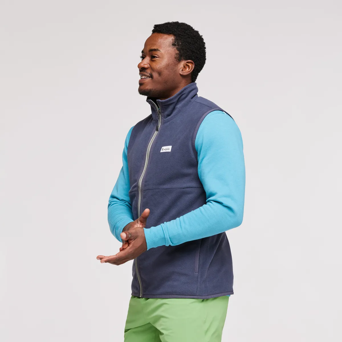 Cotopaxi Amado Fleece Vest gilet homme Graphite polaire recyclée