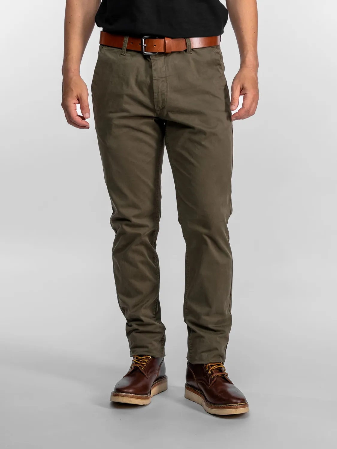 Daytona Broken pantalon chino homme noir coton doux