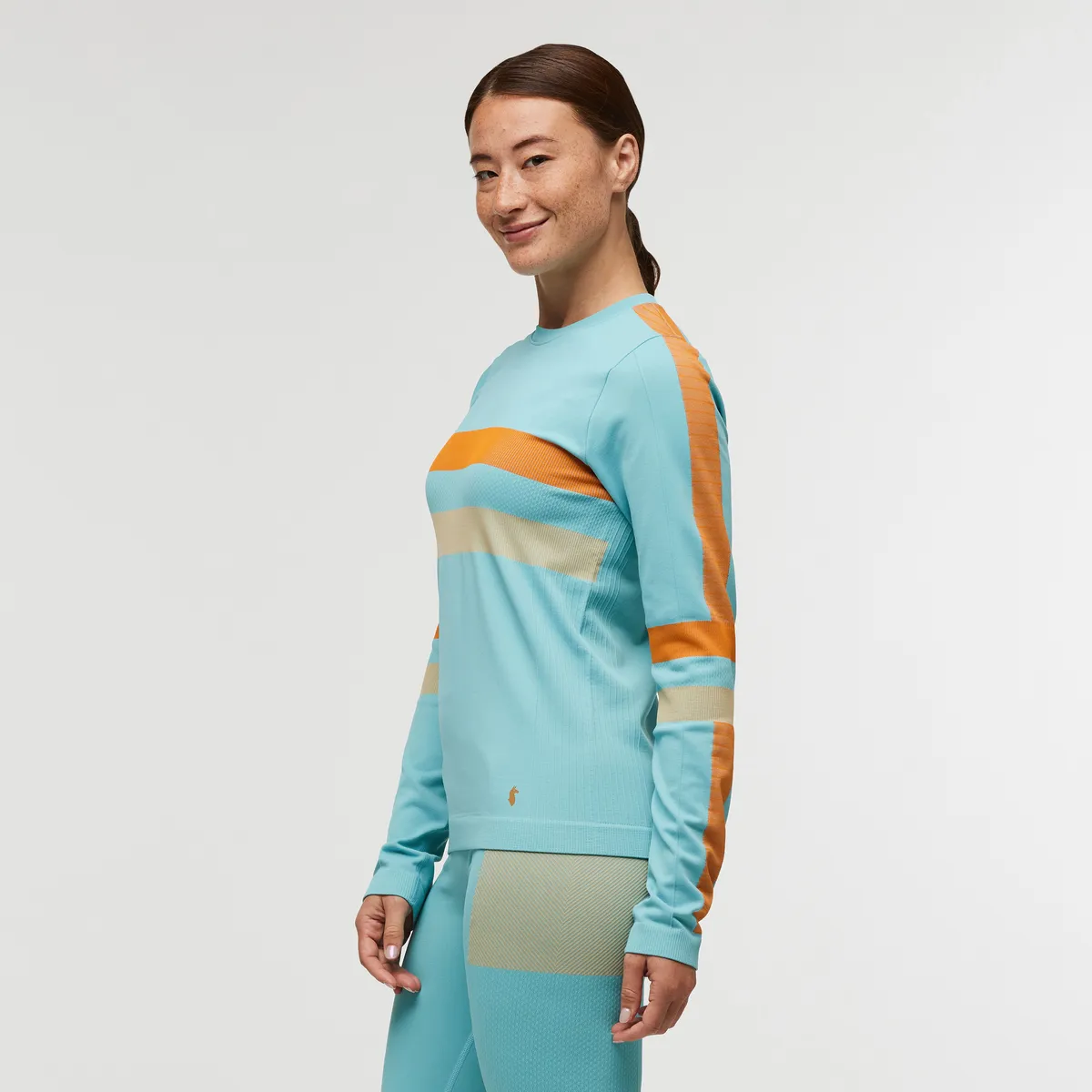 Cotopaxi Debajo sous-pull femme Ink Stripes sans coutures