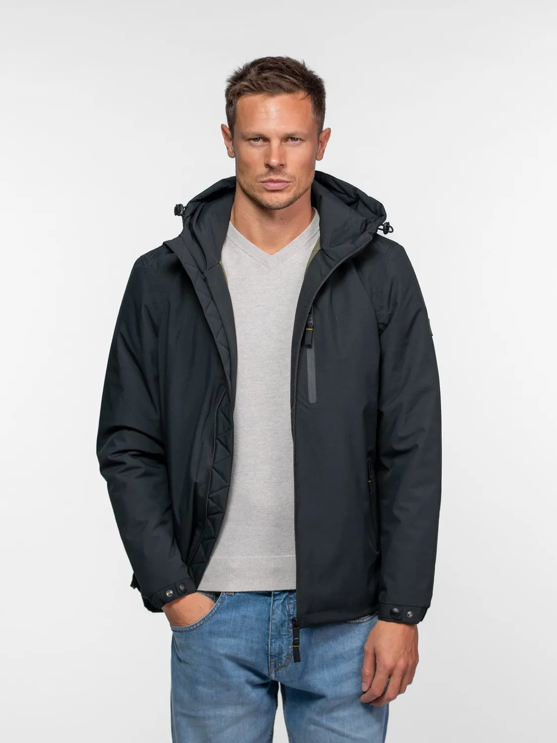 Daytona Lurayini parka courte déperlante noire