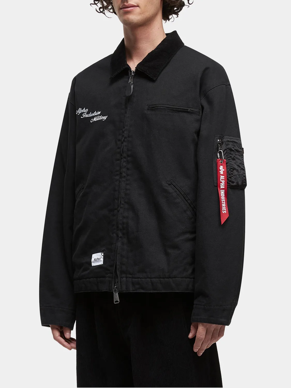 Alpha Industries UNFRM Detroit veste toile beige mi-saison